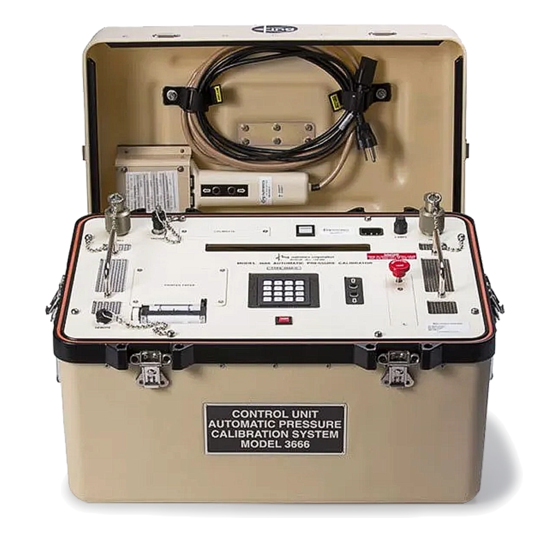 Model 3666 automatic pressure calibration system