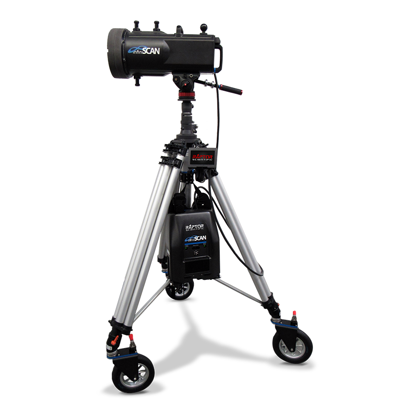 Infiniscan Radar Cross Section - handheld on mobile tripod