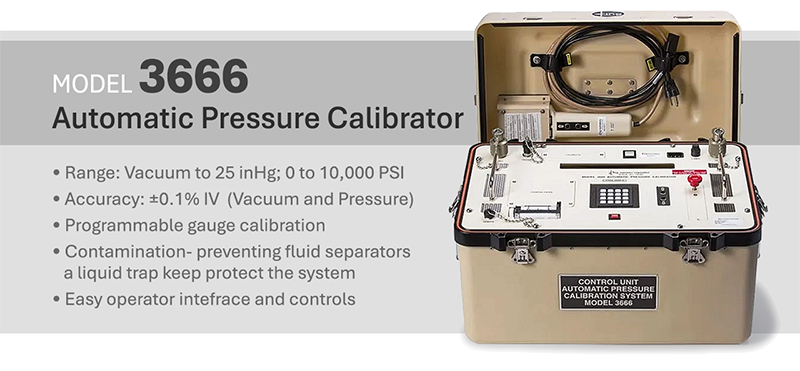model 3666 automatic pressure calibrator