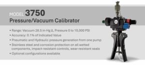 model 3750 pressure vacuum calibrator