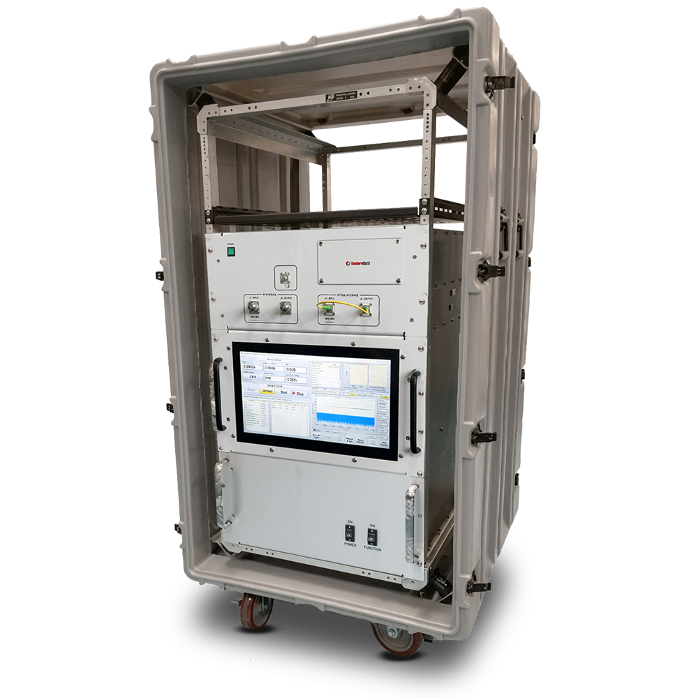 Model 1107 Radar Target Simulator Unit in rackmount