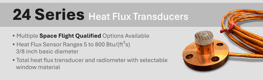 24 series heat flux transducers graphic