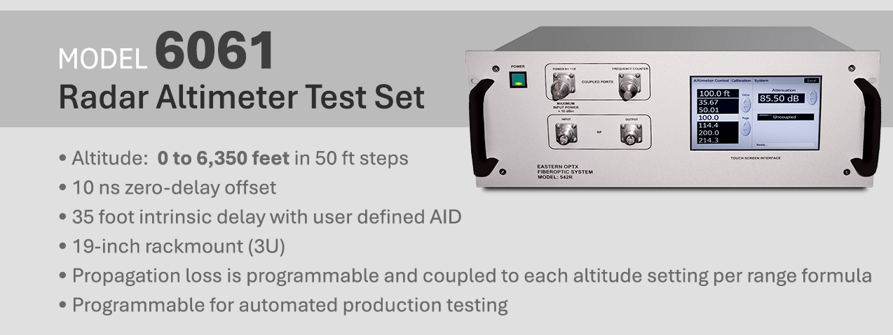 Model 6061 Radar Altimeter Test Set