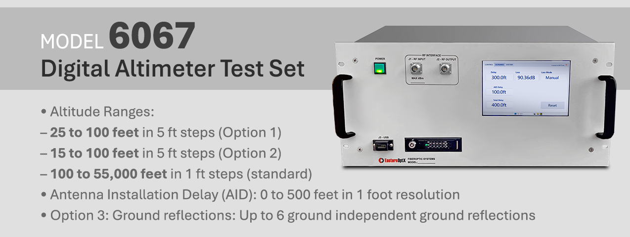 Model 6067 Digital Altimeter Test Set